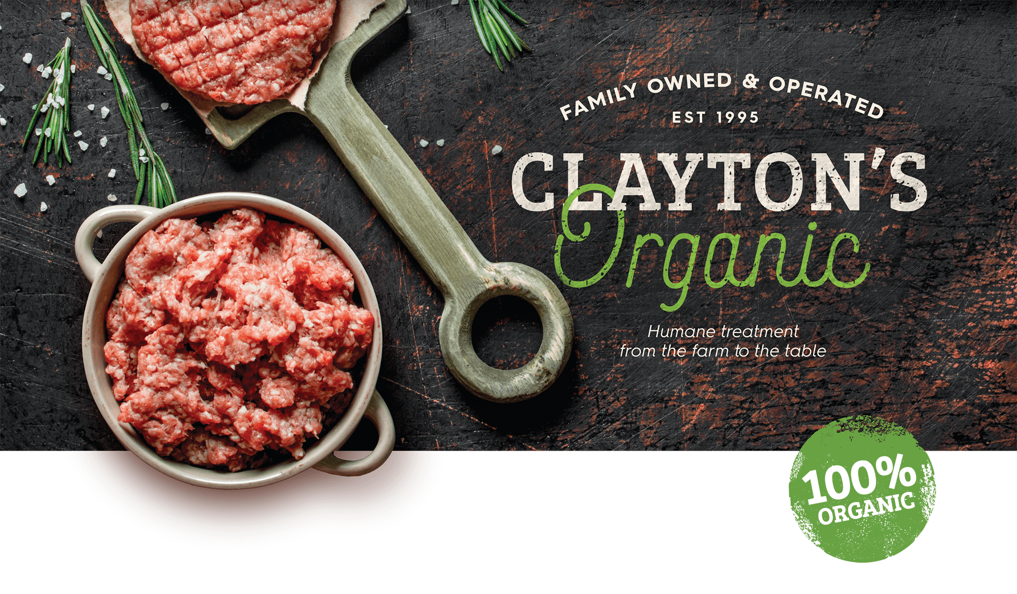 Clayton's Organic Humane treatment from the farm to the table